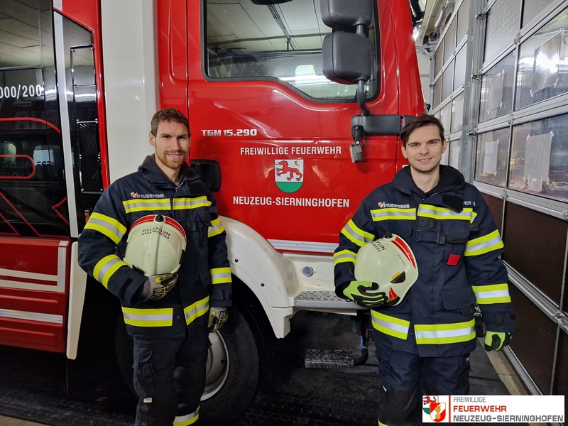 Zwei neue Mitglieder im Aktivstand - Quereinsteiger