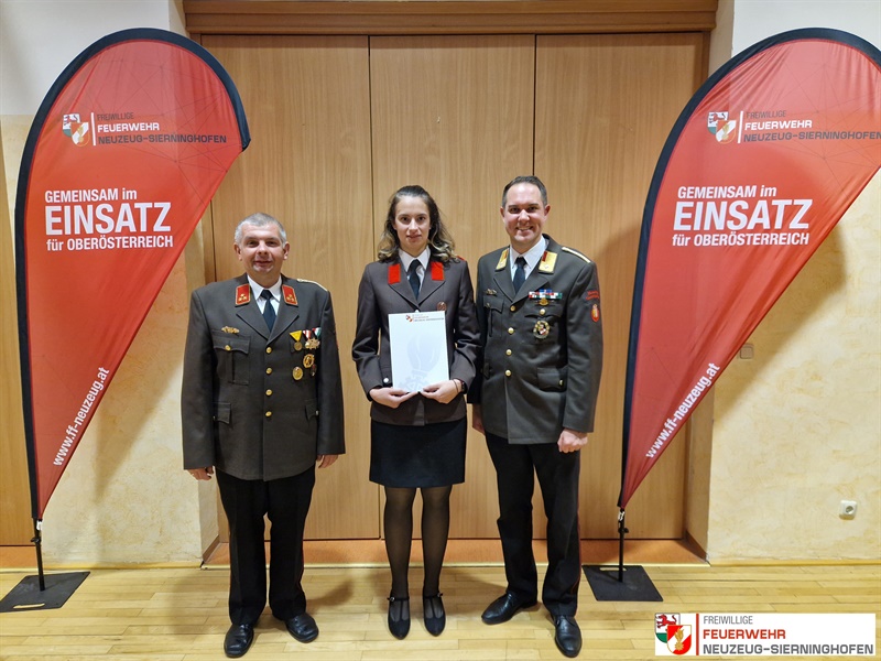 Beförderung zur Feuerwehrfrau